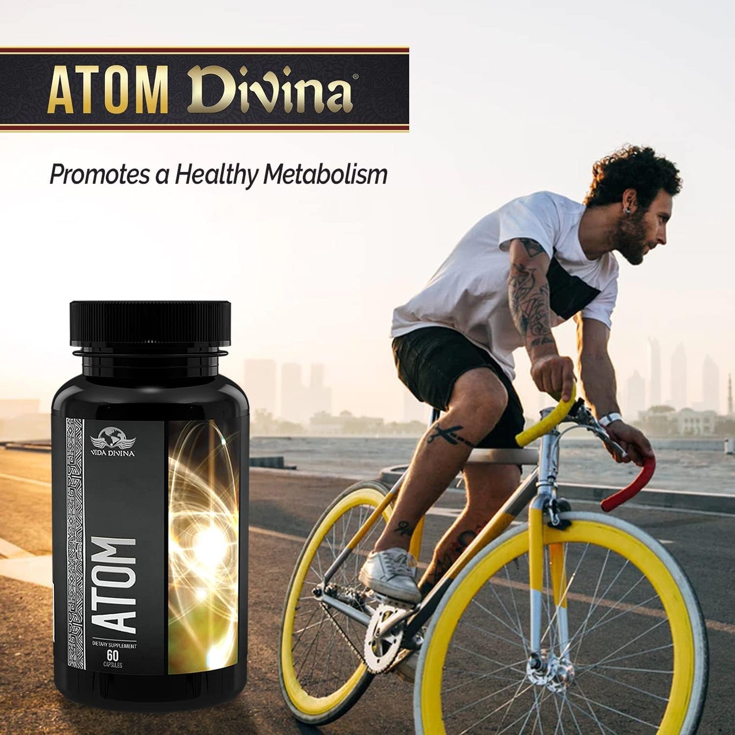 Atom Capsules | Atom Energy Booster Capsules | Nutri Divina