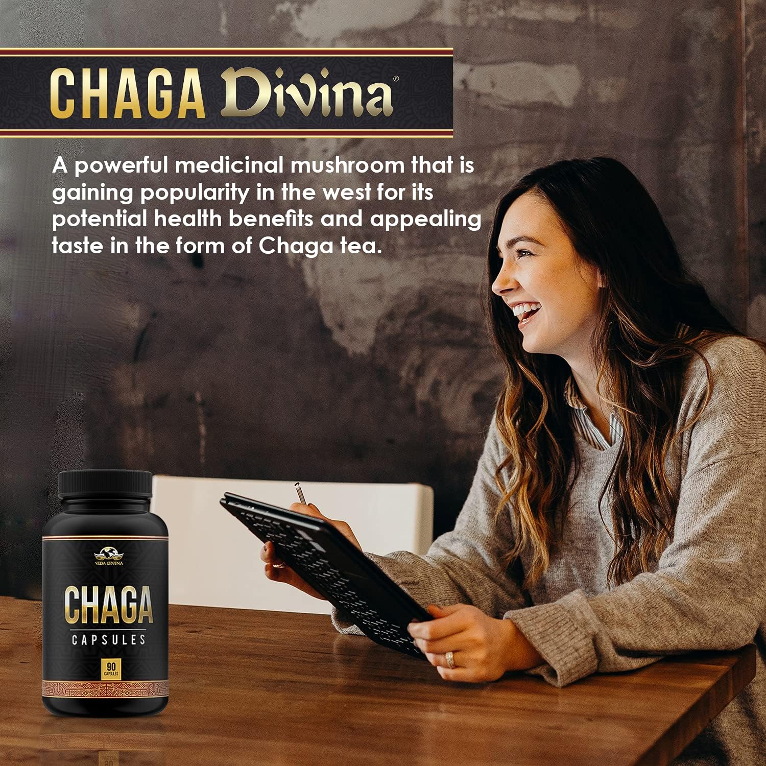 Chaga Supplement | Chaga Capsules | Nutri Divina