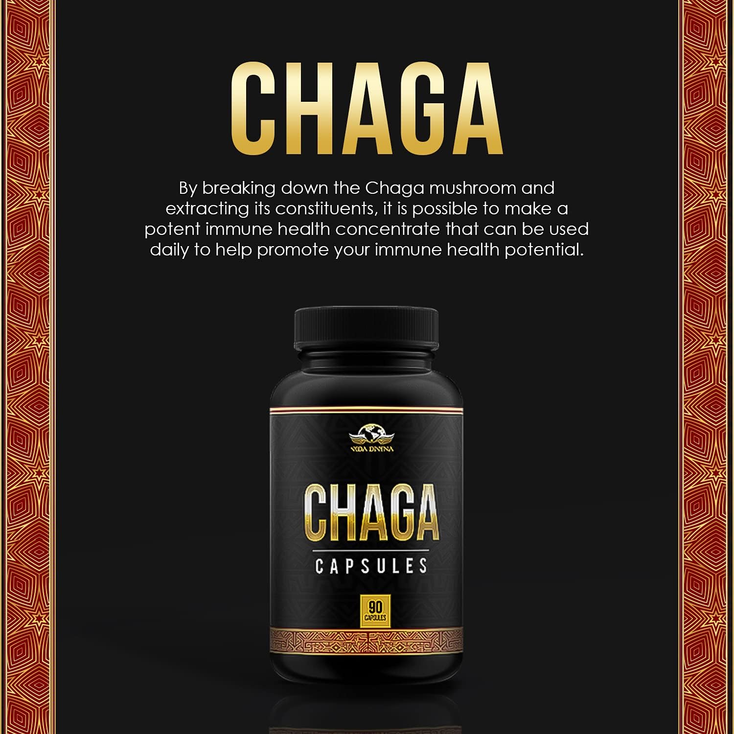 Chaga Supplement | Chaga Capsules | Nutri Divina