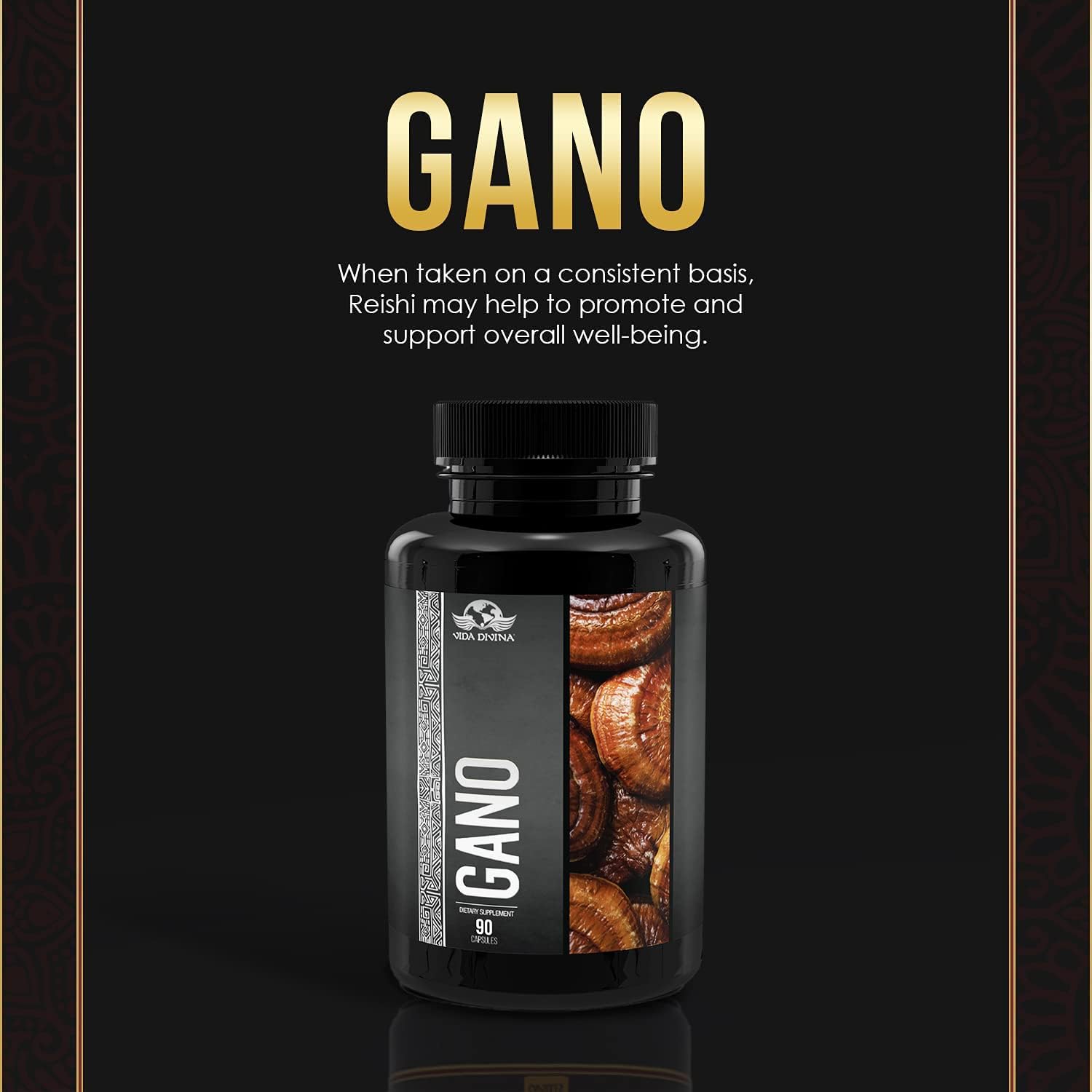 Gano Supplement | Reishi Mushroom Supplement | Nutri Divina