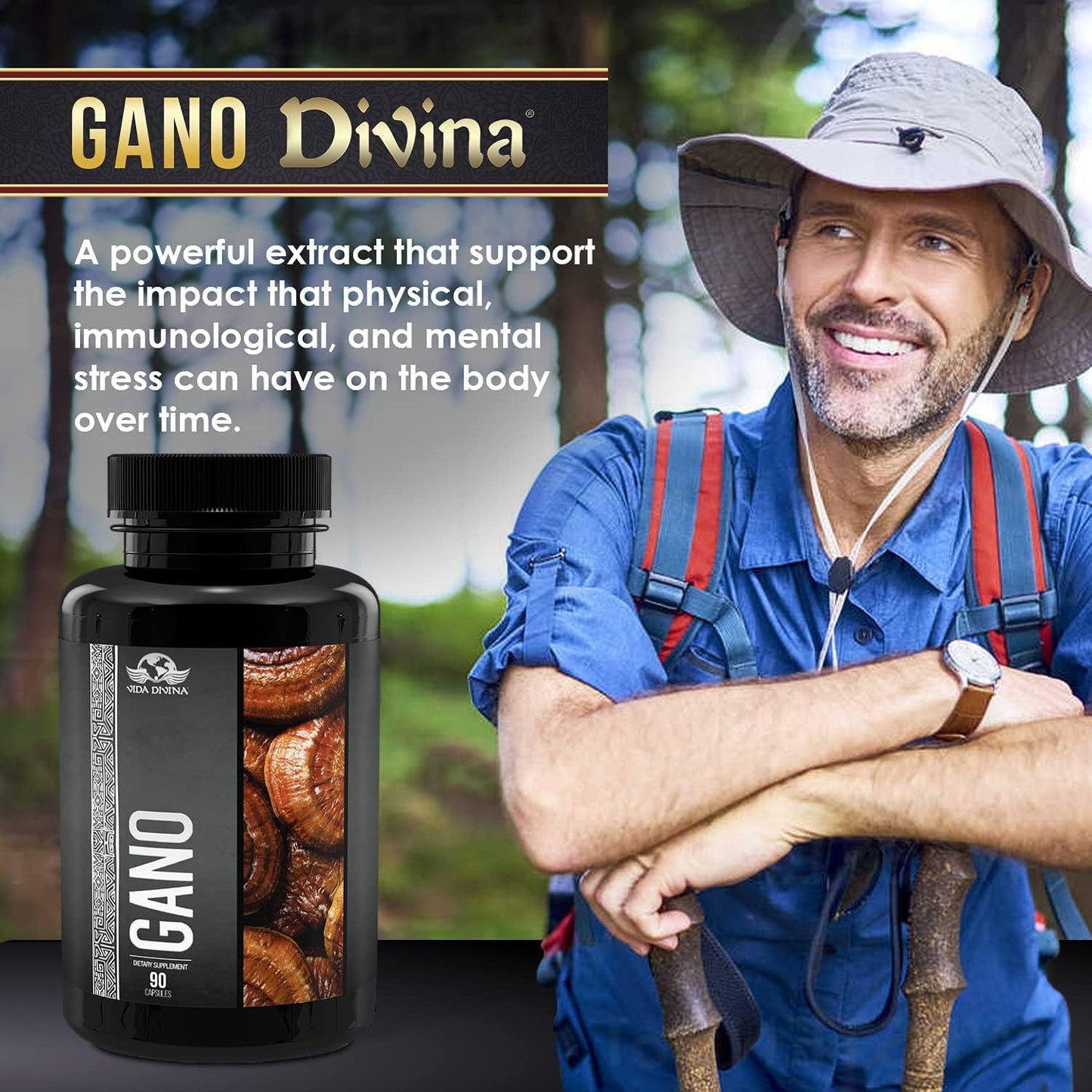 Gano Supplement | Reishi Mushroom Supplement | Nutri Divina