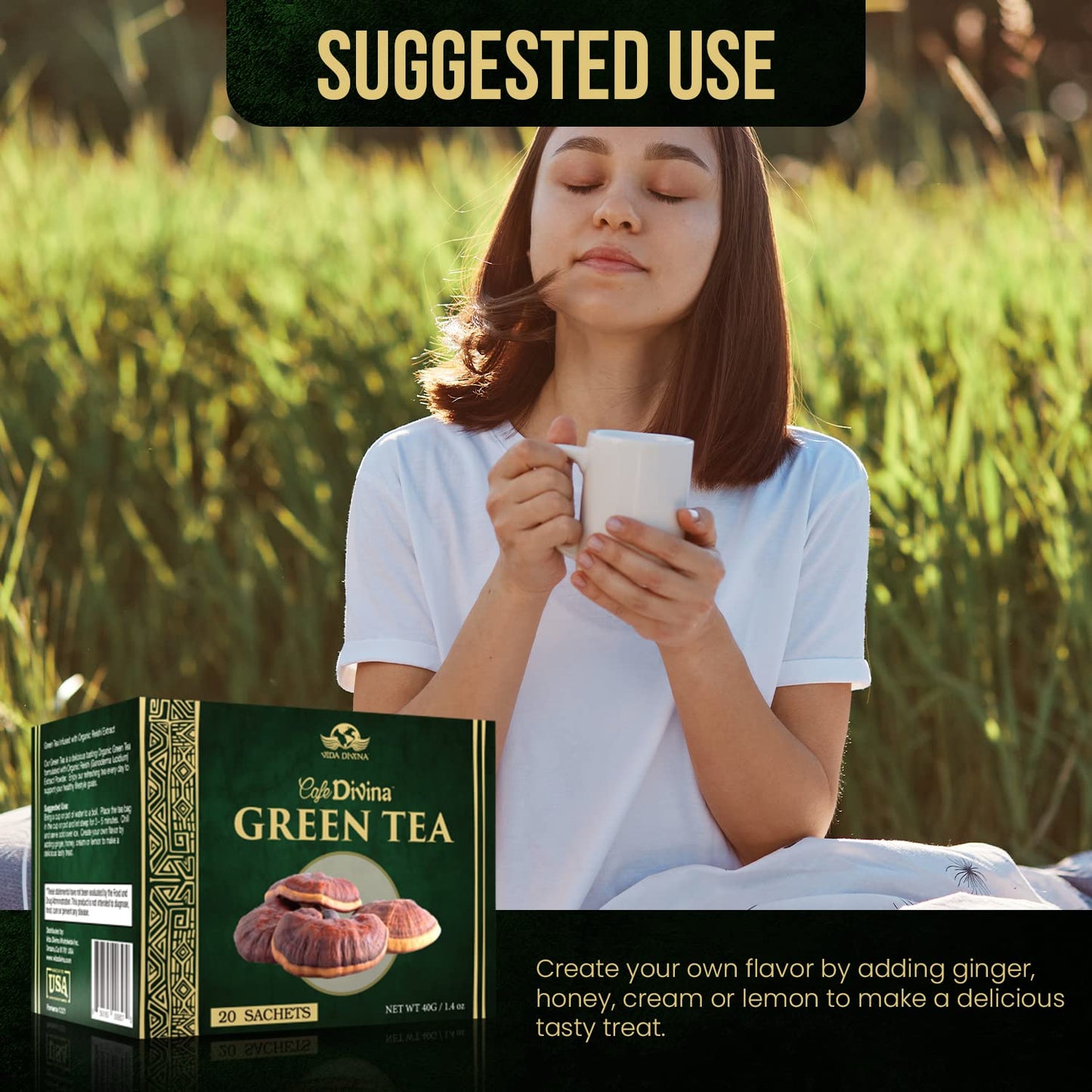 Green Tea Supplement | Green Tea Extract | Nutri Divina