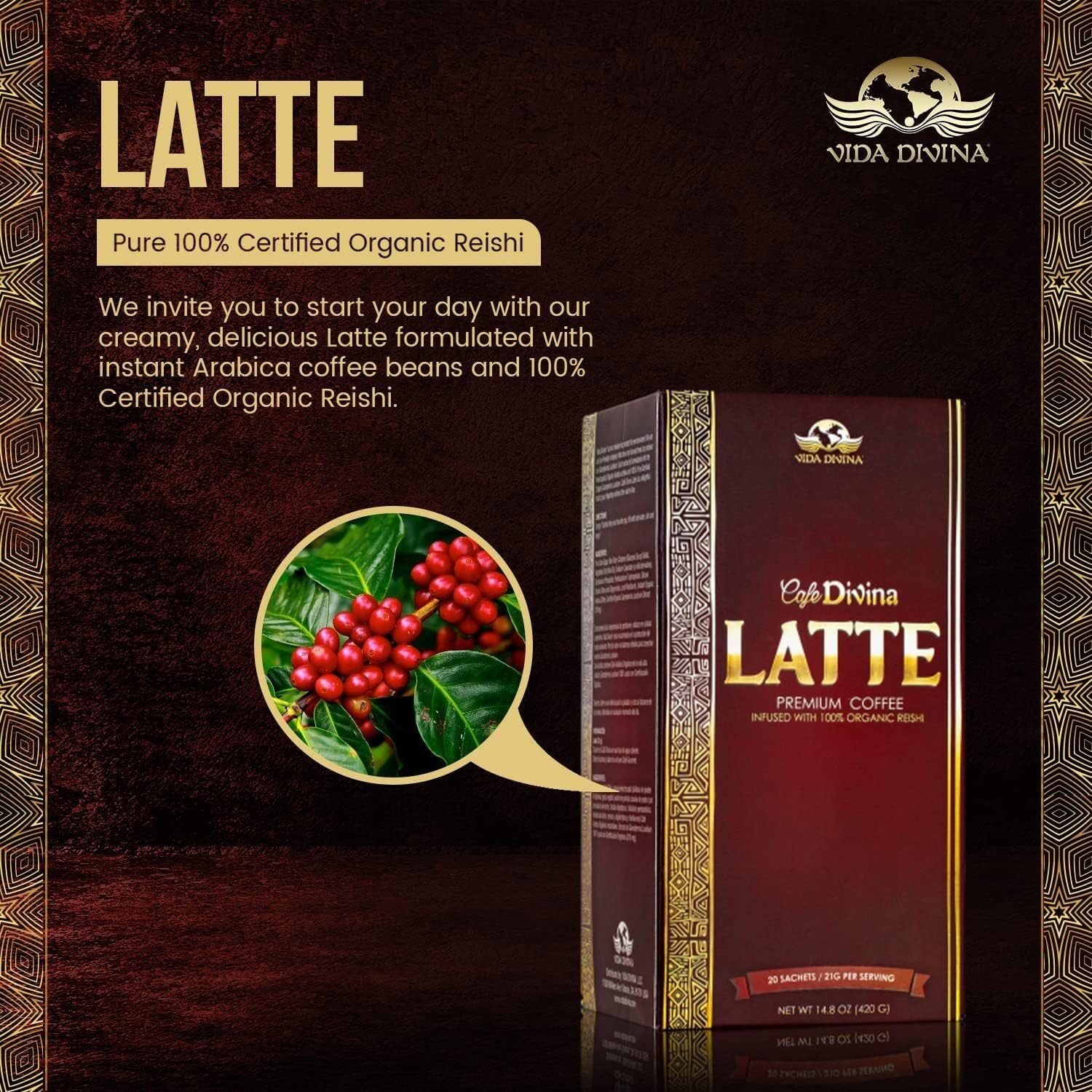 Latte Coffee | Latte Premium Coffee | Nutri Divina