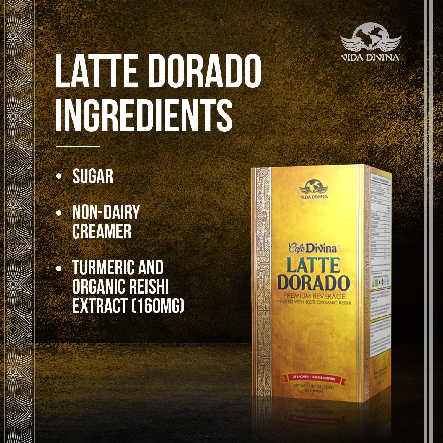 Cafe Divina Latte Dorado | Latte Dorado Blend | Nutri Divina