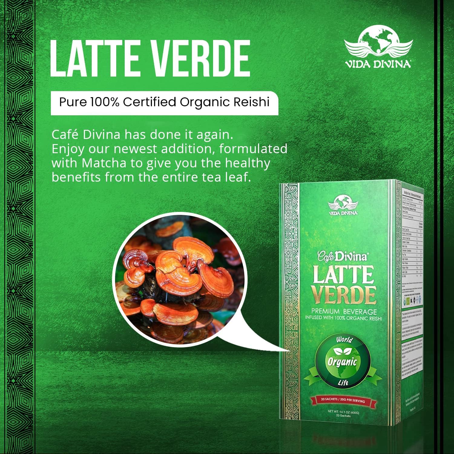 Latte Verde Coffee | Latte Verde Beverage | Nutri Divina