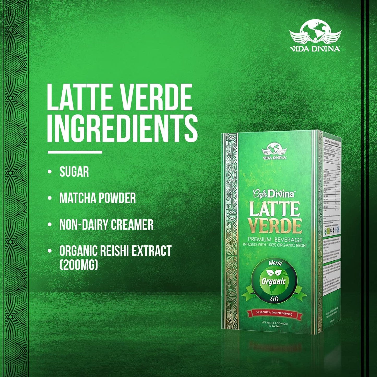 Latte Verde Coffee | Latte Verde Beverage | Nutri Divina