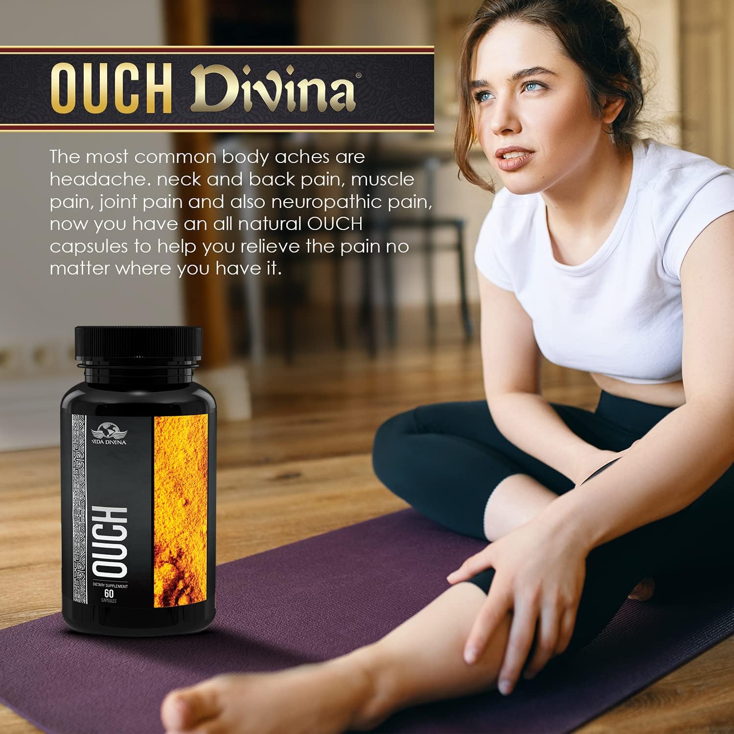 Ouch Capsules | Vida Divina Ouch Capsules | Nutri Divina