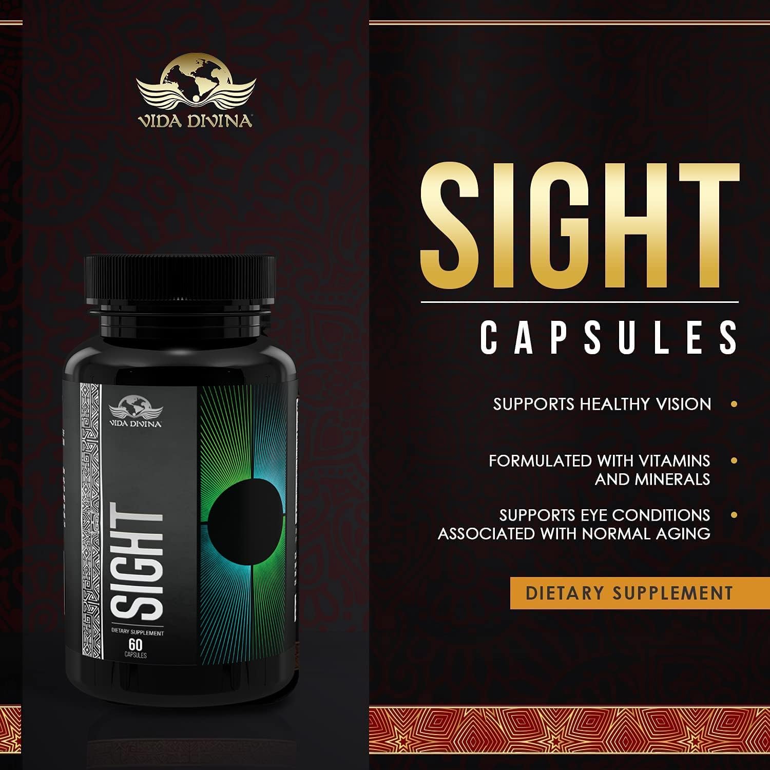 Sight Supplement | Sight Dietary Supplement | Nutri Divina